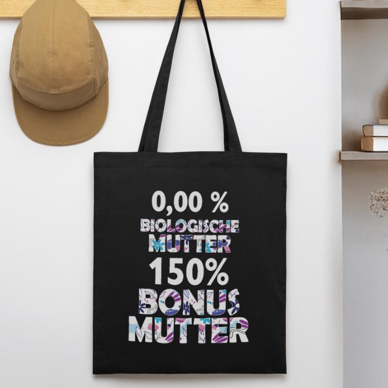 Bonus Mutter Mama Stiefmutter Muttertag Geschenk Stanley/Stella Bio-Stoffbeutel