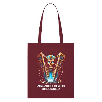 Classe Pharaon débloquée | Égypte, JdR - Tote bag bio Stanley/Stella - bordeaux - Devant