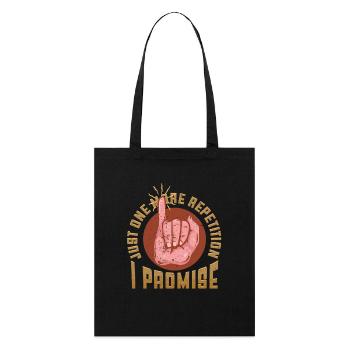 Deaf Deaf Hearing Impairment - Stanley/Stella Organic Tote Bag - black - Front