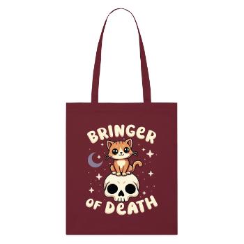 Porteur de mort - Tote bag bio Stanley/Stella - bordeaux - Devant