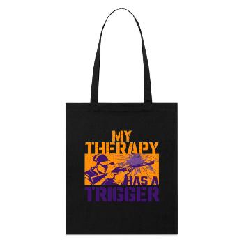 Clay pigeon shooting Target shooting - Stanley/Stella Organic Tote Bag - black - Front