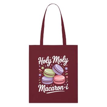 Macaron French Desserts - Stanley/Stella Organic Tote Bag - burgundy - Front