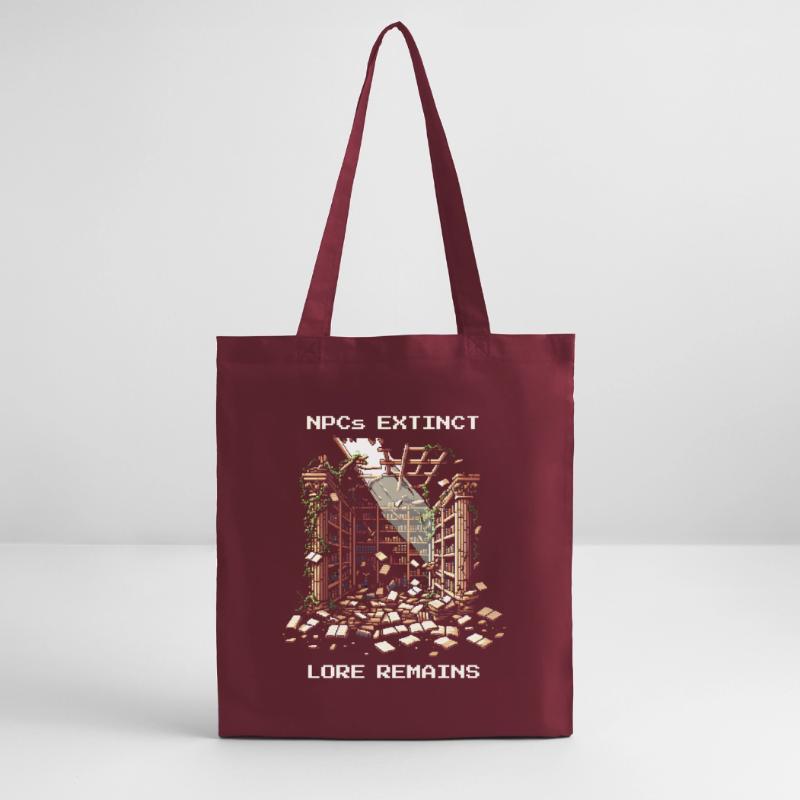 NPCs gone, lore stays | Post-apocalyptic Stanley/Stella Organic Tote Bag