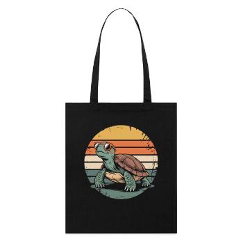 Tortue - Tote bag bio Stanley/Stella - noir - Devant