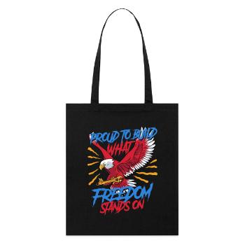 Mécanicien militaire - Tote bag bio Stanley/Stella - noir - Devant