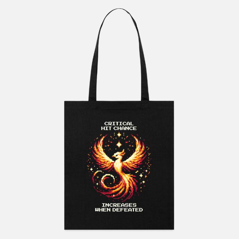 Crit chance increases after defeat | RPG Roguelike - Stanley/Stella Organic Tote Bag - black