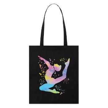 Gymnastique au sol Gymnastique artistique - Tote bag bio Stanley/Stella - noir - Devant