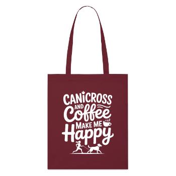Canicross - Stanley/Stella Bio-Stoffbeutel - Burgunderrot - Vorne