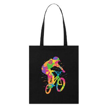BMX Cascades Figures de vélo Enfants Vélo BMX Garçons - Tote bag bio Stanley/Stella - noir - Devant