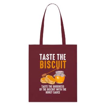 Goûtez le biscuit au miel - Tote bag bio Stanley/Stella - bordeaux - Devant