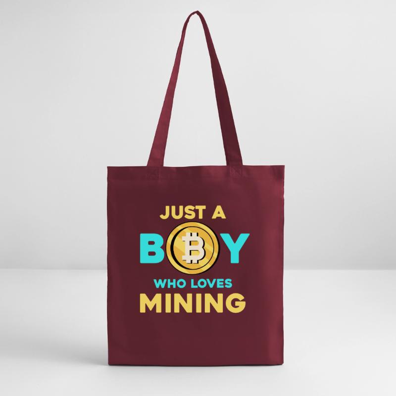 Krypto Mining Junge – Bitcoin Leidenschaft Stanley/Stella Bio-Stoffbeutel