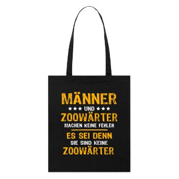 Zookeeper's Spell - Stanley/Stella Organic Tote Bag - black - Front