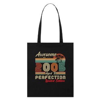 awesome since  2005 - Tote bag bio Stanley/Stella - noir - Devant