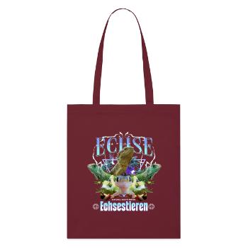 Lizard Y2K Bootleg - Stanley/Stella Organic Tote Bag - burgundy - Front