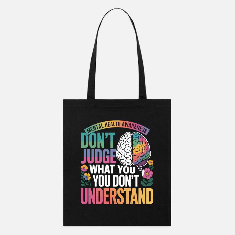 Ne juge pas ce que tu ne comprends pas - Tote bag bio Stanley/Stella - noir