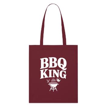 BBQ Kingsize-Bett - Stanley/Stella Bio-Stoffbeutel - Burgunderrot - Vorne