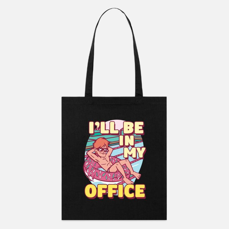 Moniteur de natation - Tote bag bio Stanley/Stella - noir