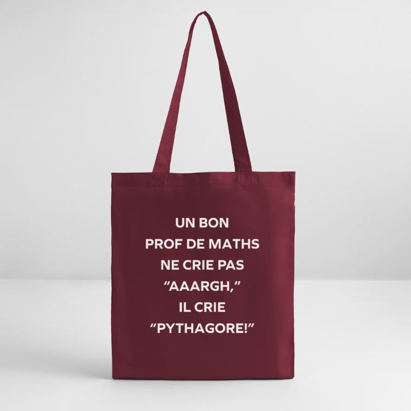 Prof de maths crie Pythagore Tote bag bio Stanley/Stella
