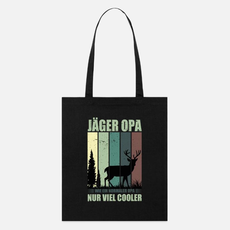 Jäger Geschenke Jagd Jagen Jägersprüfung Bestanden - Stanley/Stella Bio-Stoffbeutel - Schwarz
