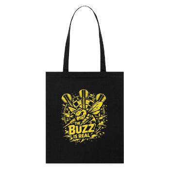 Ally Pally | The Buzz ist Real - Darts Turnier - Stanley/Stella Bio-Stoffbeutel - Schwarz - Vorne
