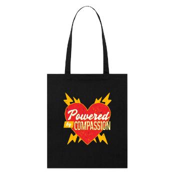 Infirmière, soins gériatriques - Tote bag bio Stanley/Stella - noir - Devant