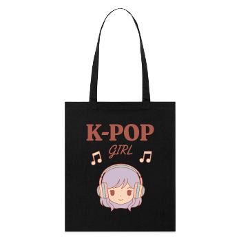 Fille de K-Pop Musique coréenne Fans mignons de Kpop en Corée - Tote bag bio Stanley/Stella - noir - Devant