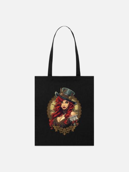 Steam Punk Beautiful Women Steampunk - Stanley/Stella Organic Tote Bag - black