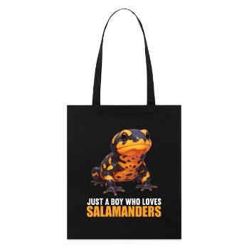 Fire Salamander Salamander - Stanley/Stella Organic Tote Bag - black - Front