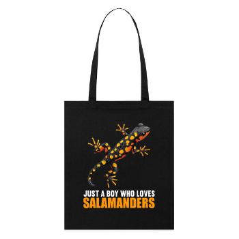 Fire Salamander Salamander - Stanley/Stella Organic Tote Bag - black - Front
