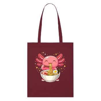 Ange ramen avec des nouilles - Tote bag bio Stanley/Stella - bordeaux - Devant