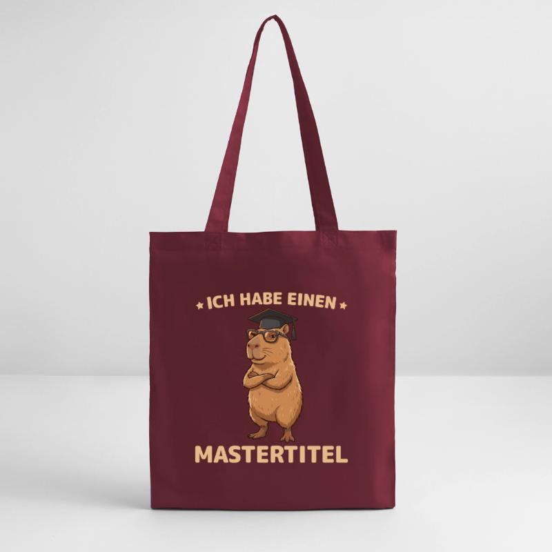 Master 2026 Capybara Master's Exam Passed Stanley/Stella Organic Tote Bag