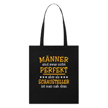 Propos de forains - Tote bag bio Stanley/Stella - noir - Devant