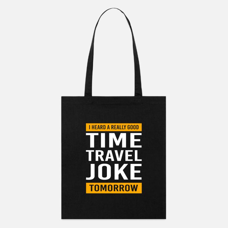 Zeitreise - Stanley/Stella Bio-Stoffbeutel - Schwarz