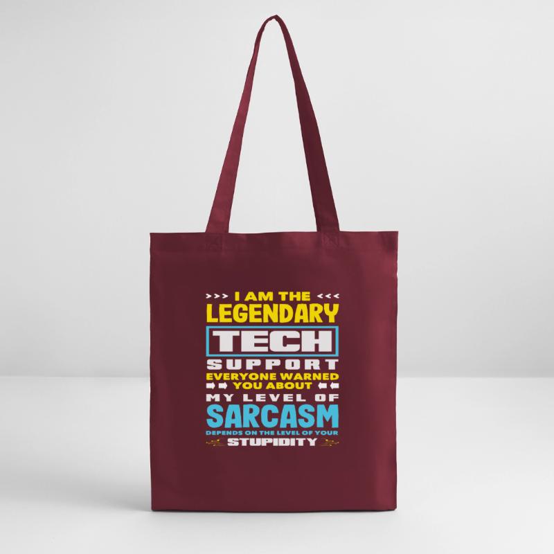 Legendary Tech Support Sarcasm IT Admin Stanley/Stella Organic Tote Bag