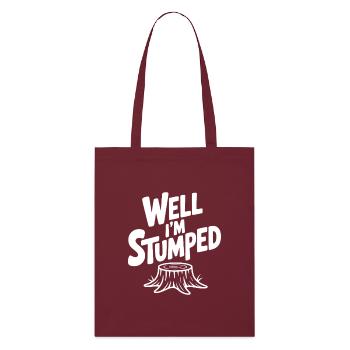 Eh bien, je suis perdu - Tote bag bio Stanley/Stella - bordeaux - Devant