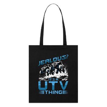 UTV Off Road 4 Wheeler Side by side - Stanley/Stella Bio-Stoffbeutel - Schwarz - Vorne