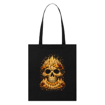 Dia De Los Muertos - Stanley/Stella Bio-Stoffbeutel - Schwarz - Vorne