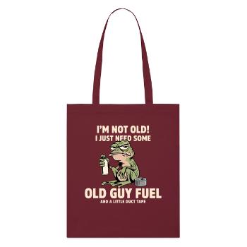 T du ruban adhésif de carburant Frog - Tote bag bio Stanley/Stella - bordeaux - Devant