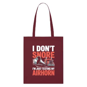 Chauffeur professionnel Chauffeur de camion Transport diesel - Tote bag bio Stanley/Stella - bordeaux - Devant