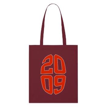 17 YEARS OLD 2009 17TH BIRTHDAY - Stanley/Stella Organic Tote Bag - burgundy - Front