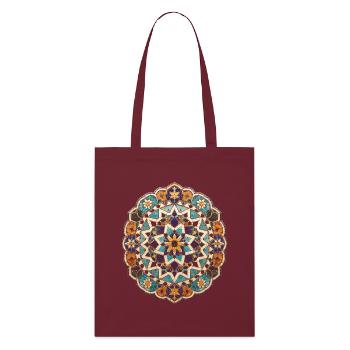 Moroccan Moroccan Moroccan - Stanley/Stella Organic Tote Bag - burgundy - Front