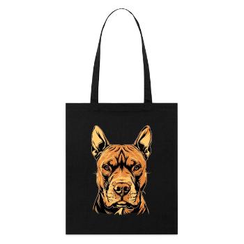 Pitbull Bulldog Pittie American Pitbull Terrier - Stanley/Stella Organic Tote Bag - black - Front