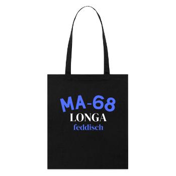 Mannheim 68 Longa feddisch - Tote bag bio Stanley/Stella - noir - Devant