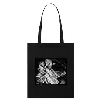 Gangsta Rap Graphique Personne Confiance - Tote bag bio Stanley/Stella - noir - Devant