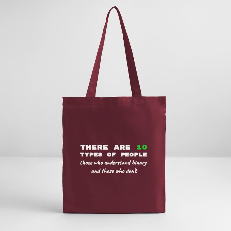 Binär Code lustige Sprüche Computer Computerarbeit Stanley/Stella Bio-Stoffbeutel