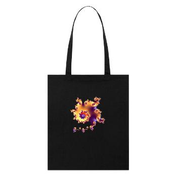 Fractal - Stanley/Stella Organic Tote Bag - black - Front