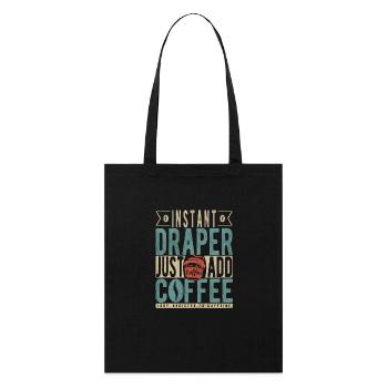 Instant Draper Il suffit d’ajouter du café - Tote bag bio Stanley/Stella - noir - Devant