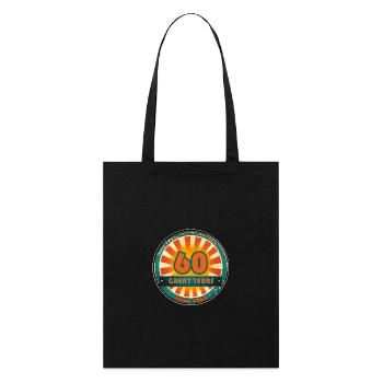 60e anniversaire 1965 - Tote bag bio Stanley/Stella - noir - Devant