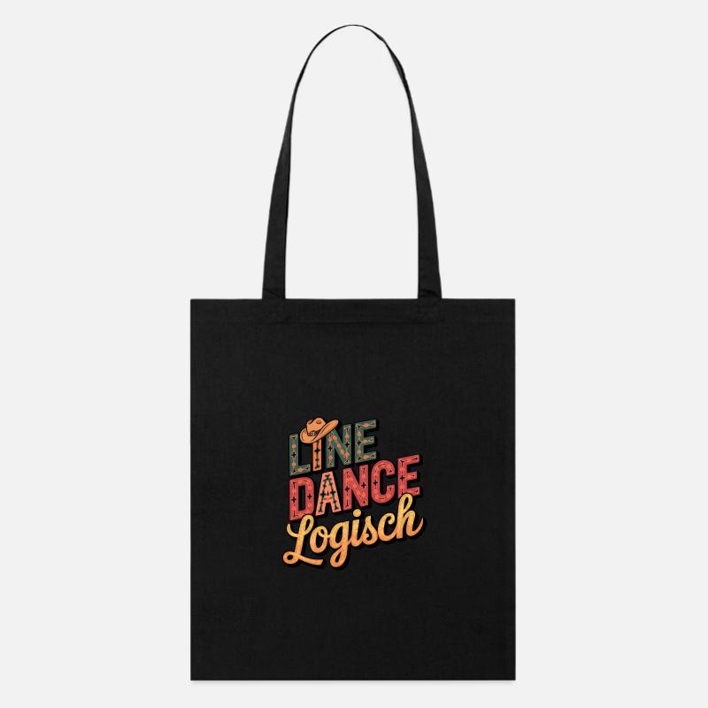 Line Dance What else? I'm a line dancer - Stanley/Stella Organic Tote Bag - black