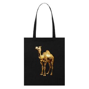Camel - Stanley/Stella Organic Tote Bag - black - Front